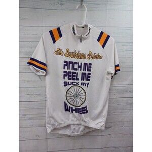 LSU Tigers V Gear Mens Cycling Jersey Sz M The Lousiana Peloton